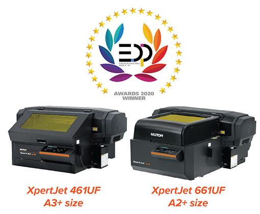 EDP récompense les imprimantes d'objets Mutoh XpertJet 461UF/661UF